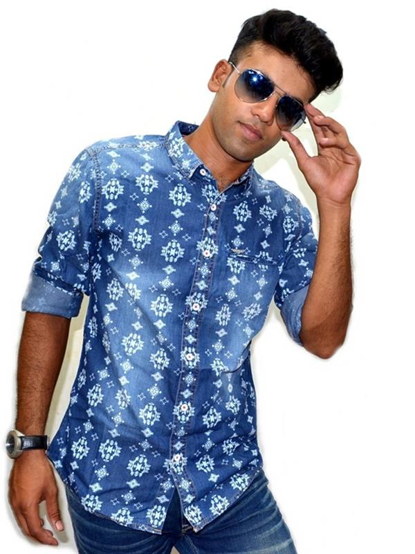 Spykar casual denim shirt store city product image