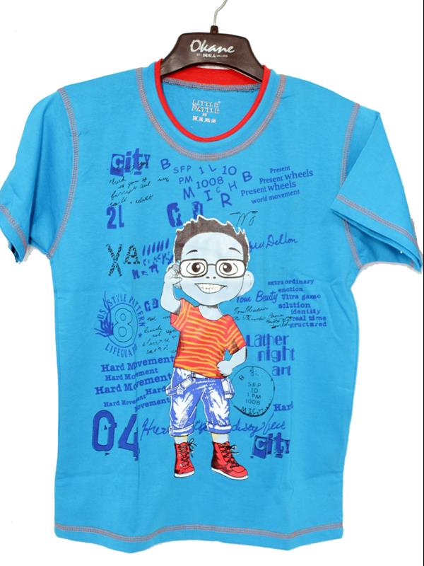 Boys casual printed T-shirt store city product image