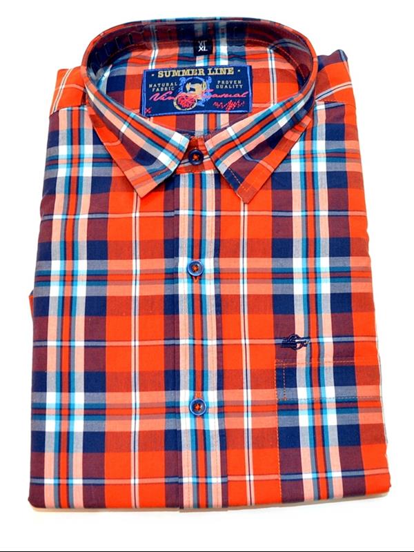 Summer Line casual check shirt store city product image
